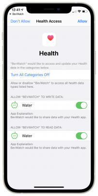 Upgrading to premium lets you integrate with the Health App.
